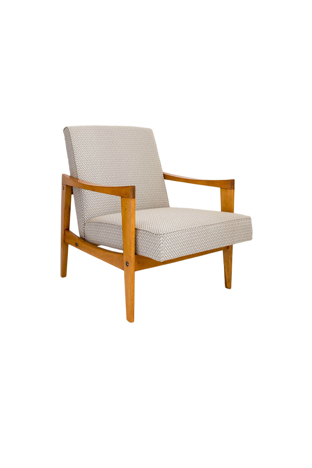Polish mid-century modern armchair designed by Cz. Knothe