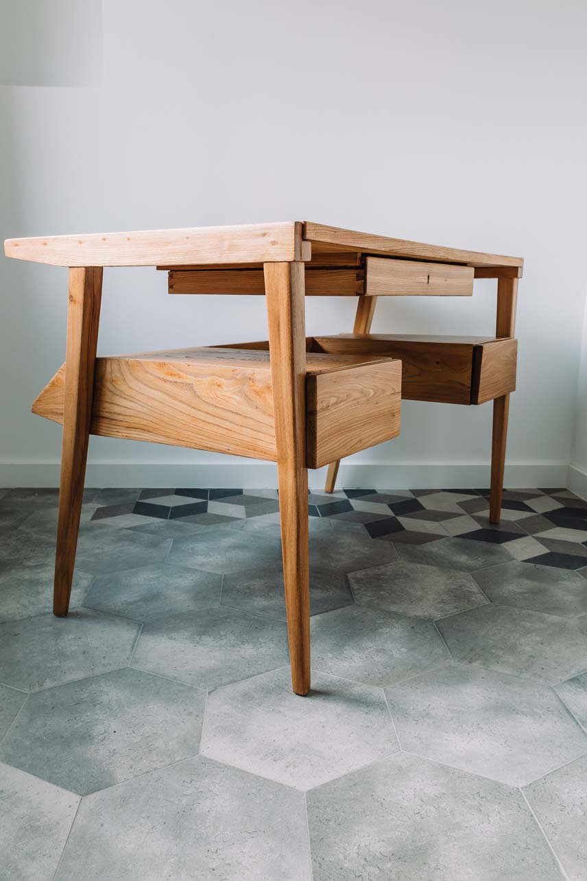 Desk designed by H. Lachert for ŁAD Cooperative